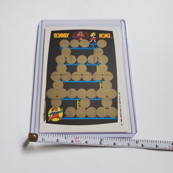 Topps Nintendo Scratch-Off Game Cards Zelda Screen 4/10 Donkey Kong 1989 Vintage - Picture 8 of 12